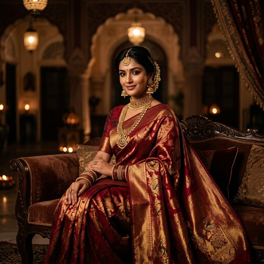 Chatgpt photo editing prompts trending instagram for girl saree copy